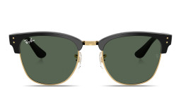 Ray-Ban Clubmaster Reverse Unisex Square Sunglasses in Black Ok Arista/Dark Green – Product Photo 2