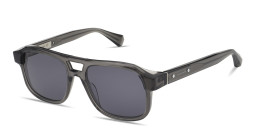 Shop ALL SAINTS Logo Signature Aviator Sunglasses in Grey online.