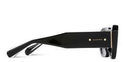 ALL SAINTS Logo Signature Rectangle Sunglasses in Black – Product Photo 3