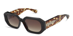 ALL SAINTS Logo Signature Rectangle Sunglasses in Havana – Product Photo 1