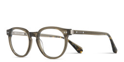 ALL SAINTS Ellis Round Eyeglasses in Transparent Green – Product Photo 2