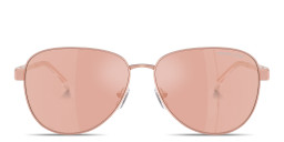 Michael Kors Biarritz Aviator Sunglasses in Rose Gold – Product Photo 1