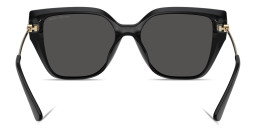 Shop Michael Kors St. Barths Square Sunglasses in Black online.