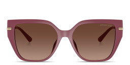 Shop Michael Kors St. Barths Square Sunglasses in Purple online.