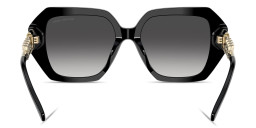 Shop Michael Kors South Beach Square Sunglasses in Black online.