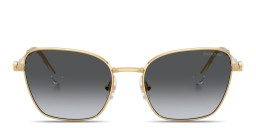 Shop Swarovski Crystal-Embellished Pilot Sunglasses in Gold online.