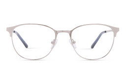 Shop TRICE Logo Round Eyeglasses in Silver online.