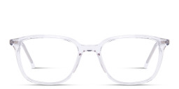 TRICE Logo Square Eyeglasses in Clear – Product Photo 2
