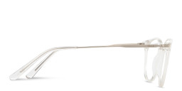 Shop TRICE Logo Round Eyeglasses in Crystal online.