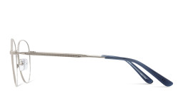 Shop TRICE Logo Unisex Panthos Eyeglasses in Silver online.