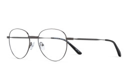 Shop TRICE Logo Unisex Panthos Eyeglasses in Gunmetal online.