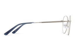 Shop TRICE Logo Unisex Panthos Eyeglasses in Silver online.