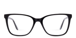Shop TRICE Logo Square Eyeglasses in Black online.
