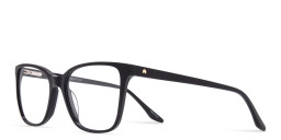 TRICE Logo Square Eyeglasses in Black – Product Photo 2