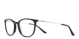 TRICE Logo Cat-Eye Eyeglasses in Black – Product Photo 2