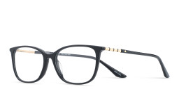 Shop TRICE Logo Cat-Eye Eyeglasses in Black online.
