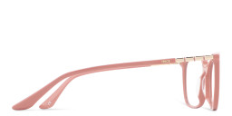 Shop TRICE Logo Cat-Eye Eyeglasses in Nude online.