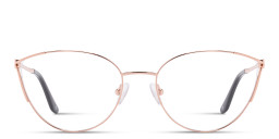 Shop TRICE Logo Cat-Eye Eyeglasses in Rose Gold online.