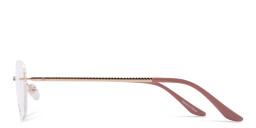 TRICE Logo Rimless Cat in Gold – Product Photo 3