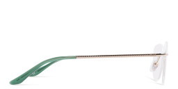 TRICE Logo Rimless Cat in Light Gold – Product Photo 3