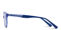 TRICE Kids Round Eyeglasses in Transparent Blue – Product Photo 4