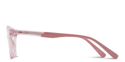 TRICE Kids Round Eyeglasses in Transparent Pink – Product Photo 4