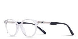 TRICE Kids Round Eyeglasses in Clear – Product Photo 2