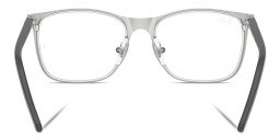 Shop Ray-Ban Junior Optics Kids Square Eyeglasses in Black On Silver online.