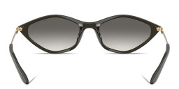 Shop Armani Exchange A|X Logo Irregular Sunglasses in Opal Dark Grey online.