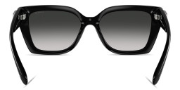 Shop Coach C'Motif Square Sunglasses in Black online.