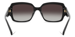 Shop Michael Kors Châtel Rectangle Sunglasses in Black online.