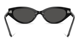 Swarovski Crystal-Embellished Oval Sunglasses in Black – Product Photo 4