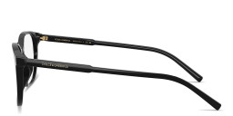Dolce & Gabbana Logo Lettering Square Eyeglasses in Black – Product Photo 3