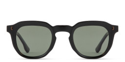 Shop Woodys Rocco Round Sunglasses in Black online.