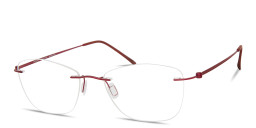 Shop Modo Rimless Cat-Eye Eyeglasses in Burgundy online.