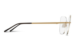 Modo Rimless Cat-Eye Eyeglasses in Gold – Product Photo 3
