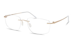 Modo Rimless Rectangle Eyeglasses in Gold – Product Photo 2