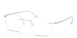 Shop Modo Rimless Round Eyeglasses in Silver online.