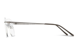 Shop Modo Rimless Round Eyeglasses in Silver online.