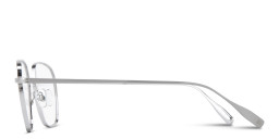 Modo Unisex Square Eyeglasses in Silver – Product Photo 4