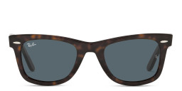 Ray-Ban Original Wayfarer Classic Unisex Square Sunglasses in Tortoise/Blue – Product Photo 4