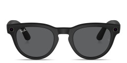 Shop Ray-Ban Meta Headliner Unisex Panthos Sunglasses in Matte Black online.