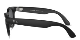 Shop Ray-Ban Meta Headliner Unisex Panthos Sunglasses in Matte Black online.