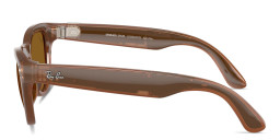 Ray-Ban Meta Skyler Unisex Cat-Eye Sunglasses in Shiny Caramel – Product Photo 3