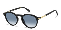 Shop DAVID BECKHAM Talisman Panthos Sunglasses in Black online.