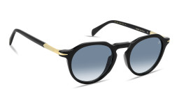Shop DAVID BECKHAM Talisman Panthos Sunglasses in Black online.