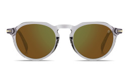 DAVID BECKHAM Talisman Panthos Sunglasses in Grey/Green – Product Photo 3