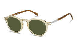 Shop DAVID BECKHAM Talisman Panthos Sunglasses in Yellow online.