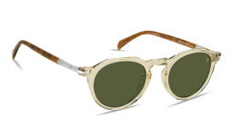 Shop DAVID BECKHAM Talisman Panthos Sunglasses in Yellow online.