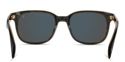 Shop DAVID BECKHAM Talisman Square Sunglasses in Black online.